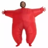 Disfraz De Morphsuit Gigante Rojo Hinchable Con Luz