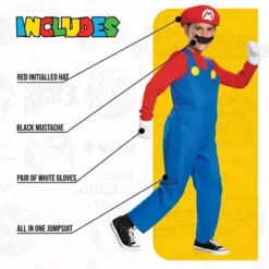 Disfraz Mario Bros Niño -Moda Halloween mario deluxe kids 3