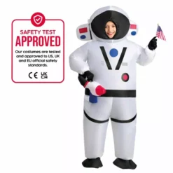 Disfraz De Astronauta Hinchable Con Chip De Sonido Para Niños -Moda Halloween mckiasc astronaut inflatable kids 04