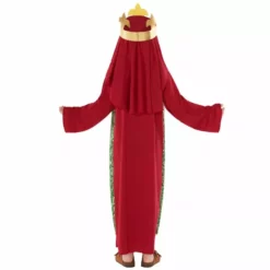 Kids Red Nativity King Costume -Moda Halloween mcknkr nativity king red back