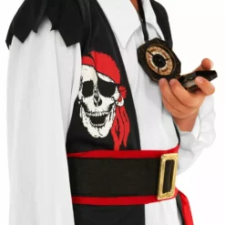 Disfraz De Pirata A Rayas Rojas Para Niños 12 Disfraz De Pirata A Rayas Rojas Para Niños -Moda Halloween mckrsp pirate red kids 03