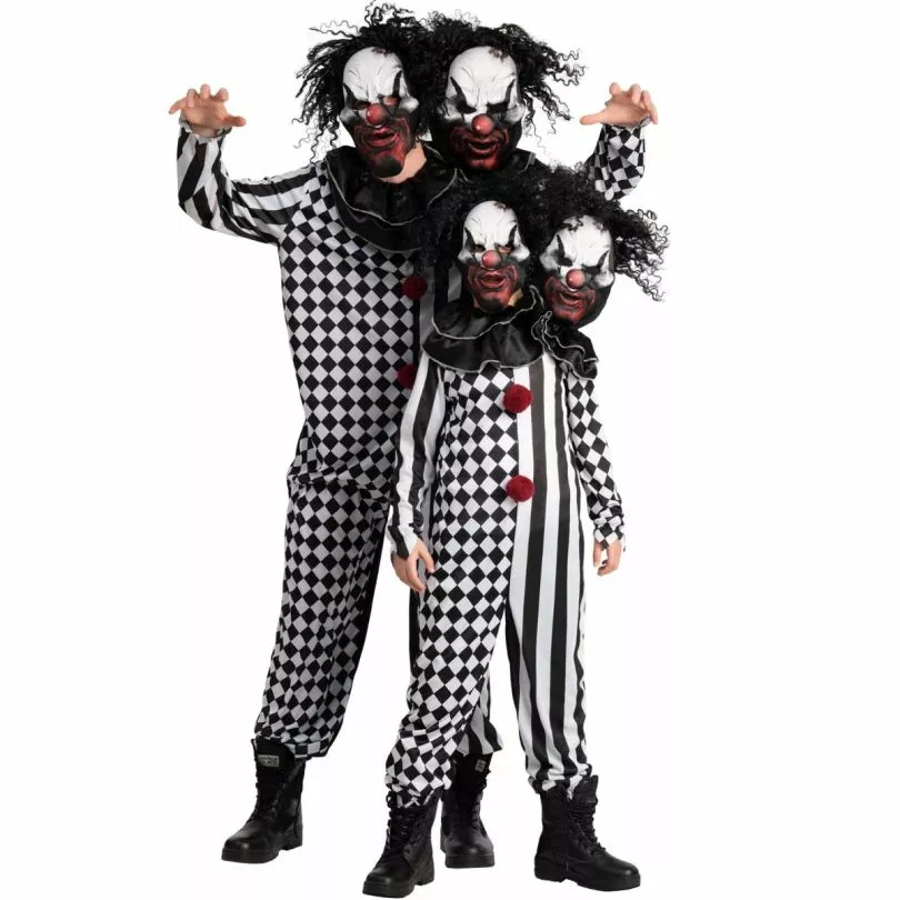 Kids Two Headed Clown Costume 4 Kids Two Headed Clown Costume - Imagen 2