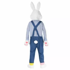 Disfraz De Conejo De Pascua Con Peto Para Hombre -Moda Halloween mcmdebm bunny dungarees 03