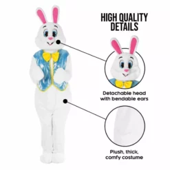 Disfraz De Conejo De Pascua Con Chaleco Para Hombre -Moda Halloween mcmwebm bunny waistcoat feature2