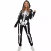 Mono De Esqueleto Mujer -Moda Halloween mcwsos skeleton onesie women no face 1 1 1