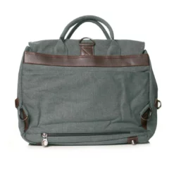 SATIVA Mesa En Tela De Cáñamo Y Cuero