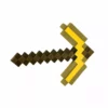 Pico Minecraft Dorado Mojang -Moda Halloween minecraft gold toy pick axe accessory
