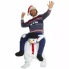 Disfraz Muñeco De Nieve Adulto -Moda Halloween snowman piggyback costume