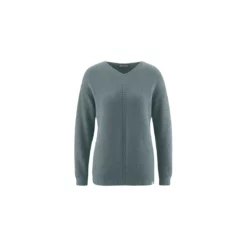 Hempage Suéter De Malla De Punto