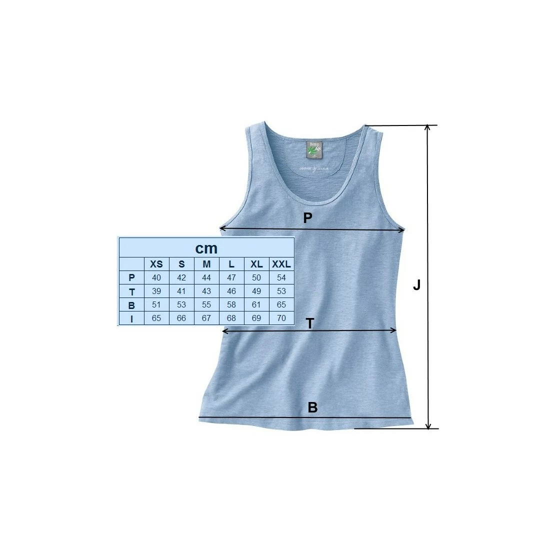 Hempage Top De Las Señoras De Cáñamo Y Algodón Orgánico 4 Hempage Top De Las Señoras De Cáñamo Y Algodón Orgánico - Imagen 2