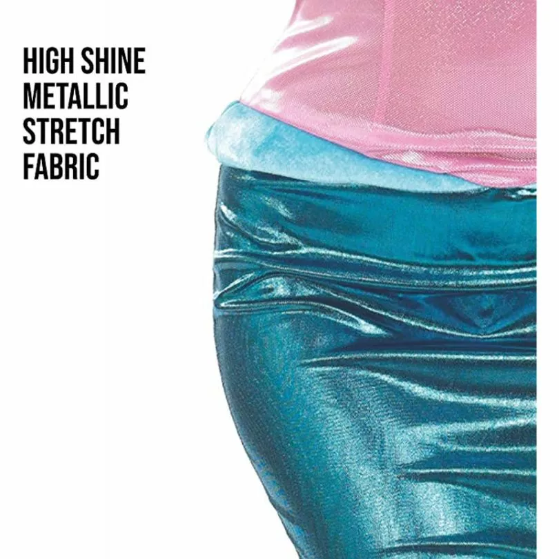 Disfraz Sirena Mujer Azul Y Rosa 5 Disfraz Sirena Mujer Azul Y Rosa - Imagen 3